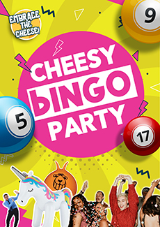 Cheesy Bingo Party May 2025 Image